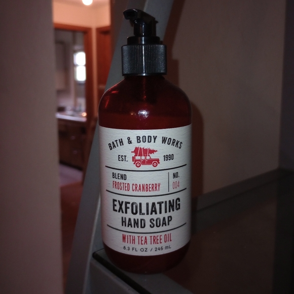 Bath and Body Works Frosted Cranberry Exfoliating Hand Soap - Picture 1 of 2